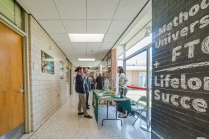 Monarch Mills hallway