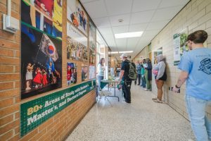 Monarch Mills hallway