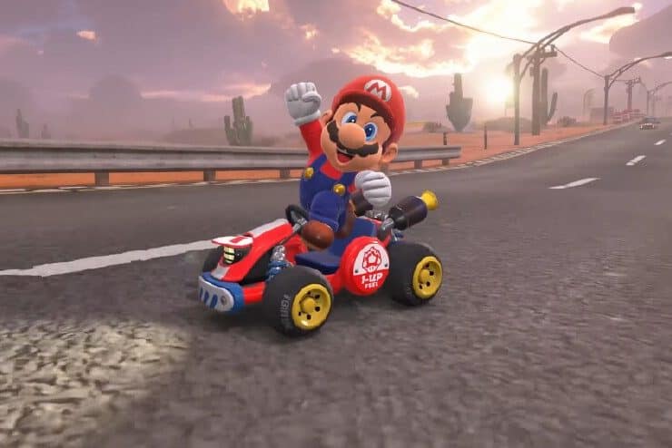 Image from MarioKart game