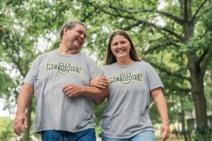 Carleigh Wallace and her grandfather Shawn Bass