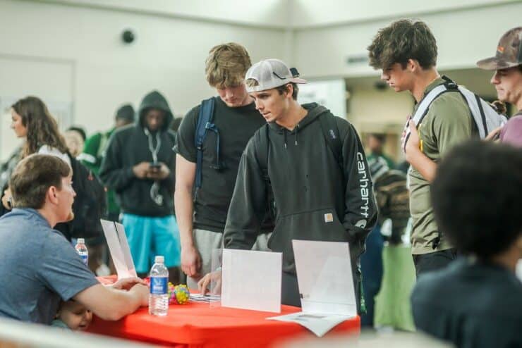 Community Service fair scene