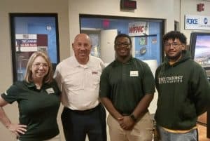 Samantha Inczauskis, Gilbert Baez, Jeremiah Sansbury, Evan Ellis