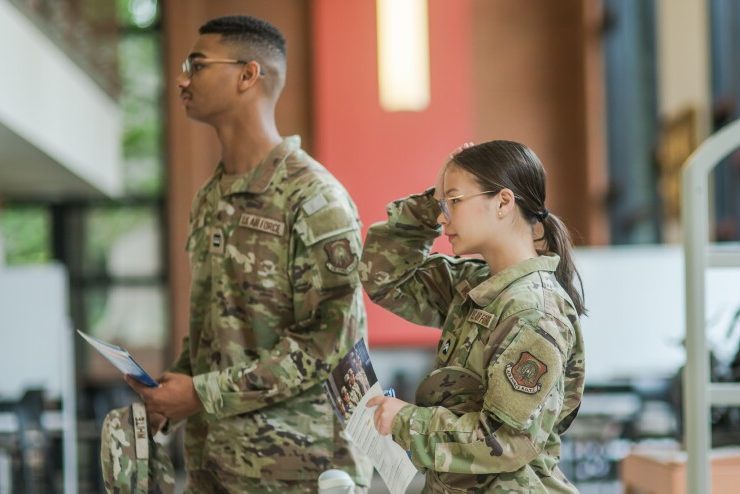 Students in the U.S. Air Force