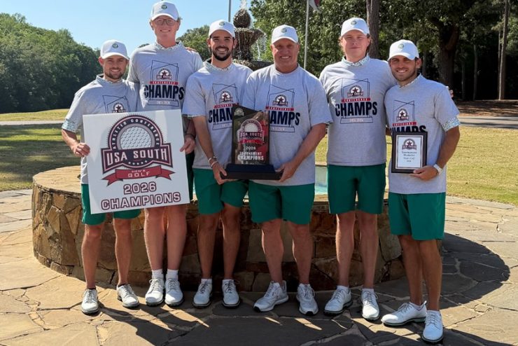 Methodist University Men's Golf Team, 2026 USA South Champions