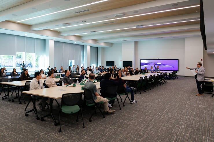 Dr. Hershey Bell welcomes incoming medical students