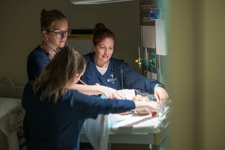 Student Nurses at work