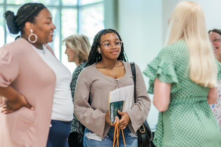 Prospective Students at Open House
