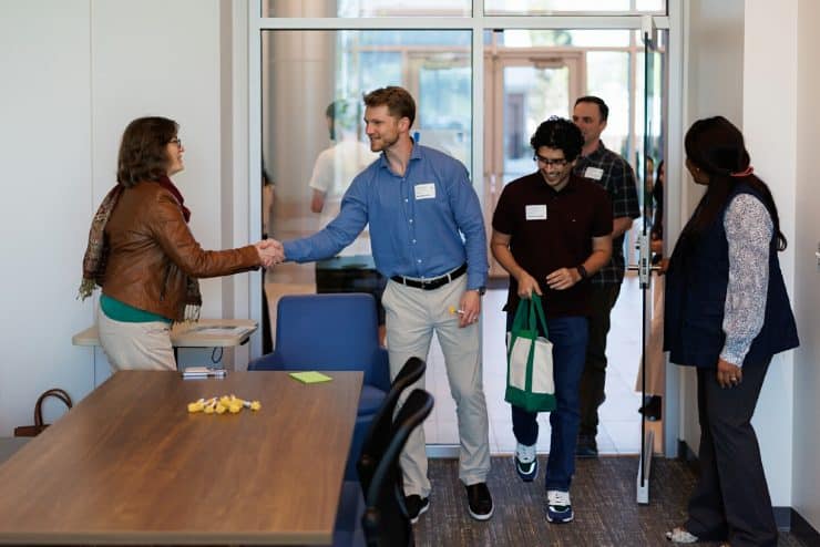 Accepted students are welcomed at the School of Medicine