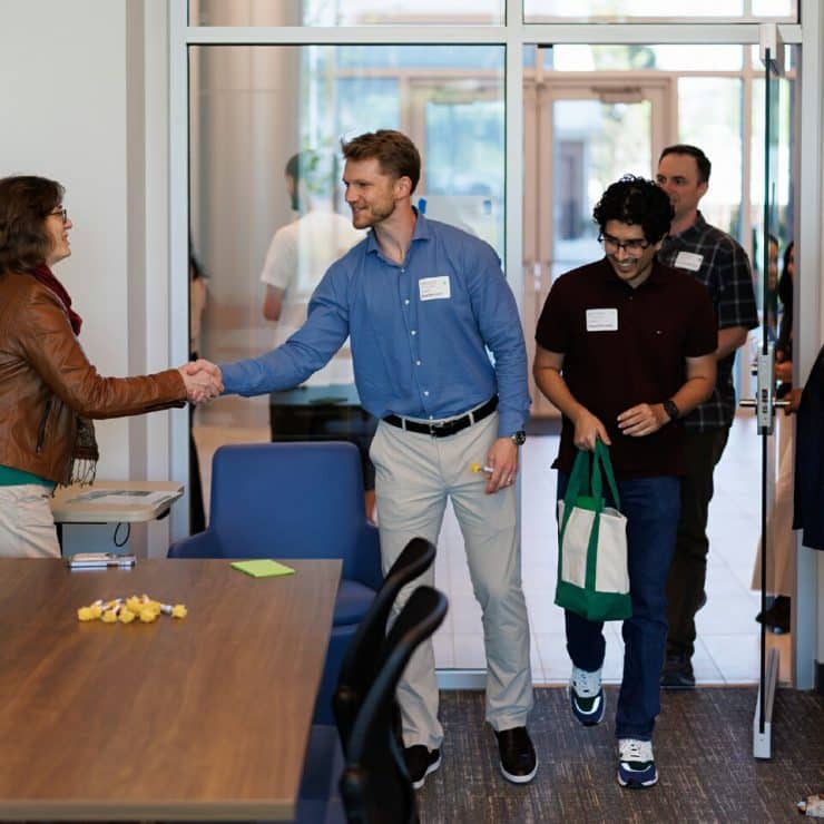 Accepted students are welcomed at the School of Medicine