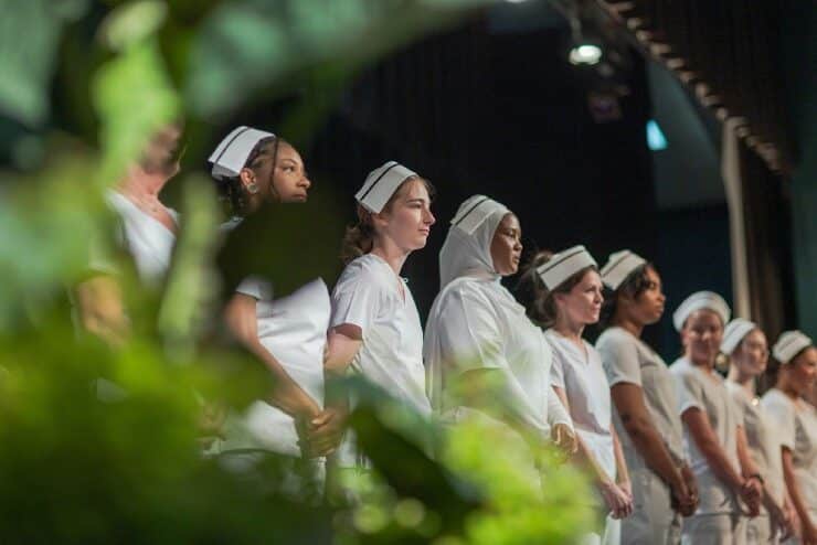 Nurses recognized at their pinning ceremony