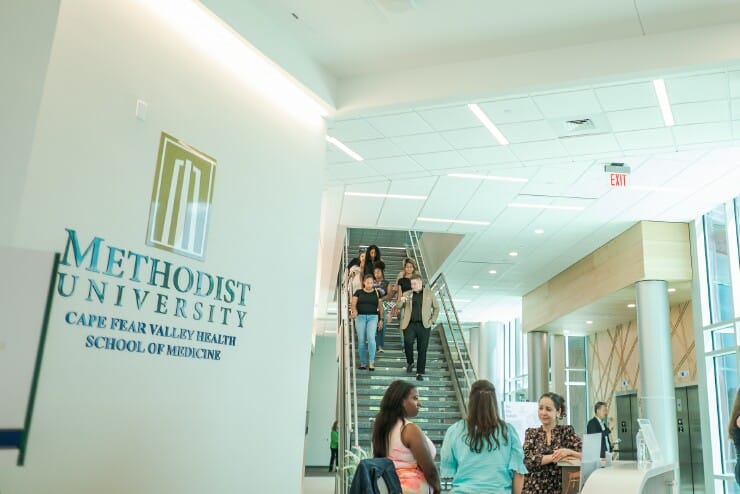 Scene from the School of Medicine Open House