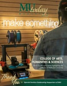 The cover of the Spring 2026 MU Today magazine