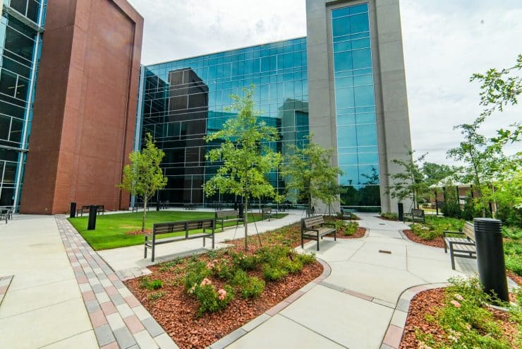 Methodist University Cape Fear Valley Health School of Medicine Courtyard