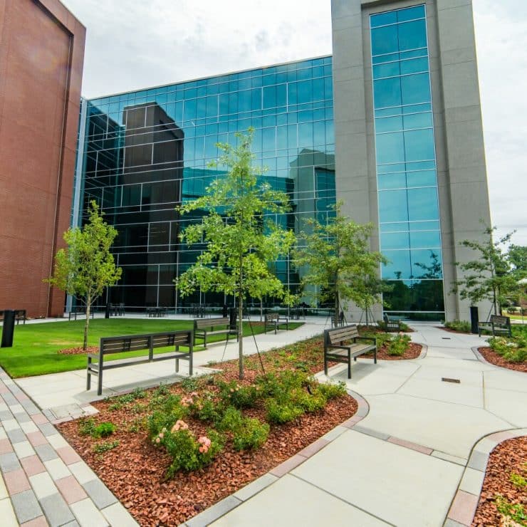 Methodist University Cape Fear Valley Health School of Medicine Courtyard