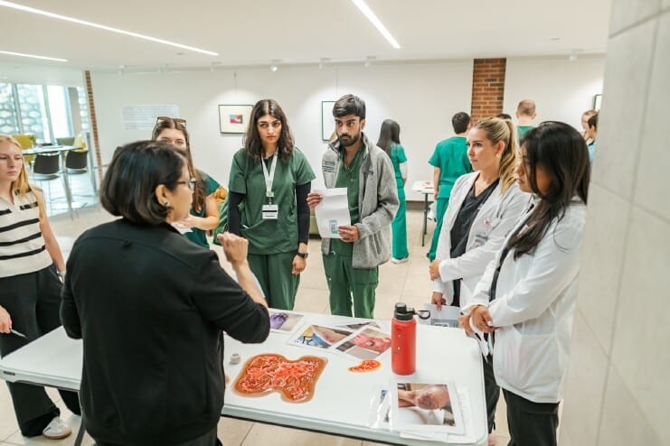 Students at an Interprofessional Event