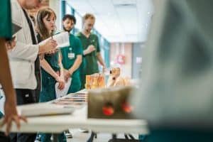 Students at an Interprofessional Event