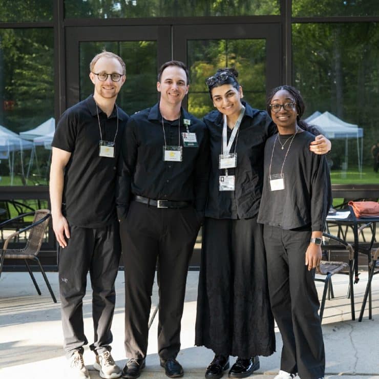 School of Medicine students at a community event at Cape Fear Botanical Garden
