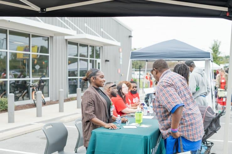 Community Engagement Manager D'Asia Johnson at Fayetteville Cares