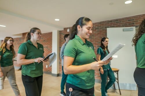 Health Sciences & Medical Students at a Interprofessional Education Event