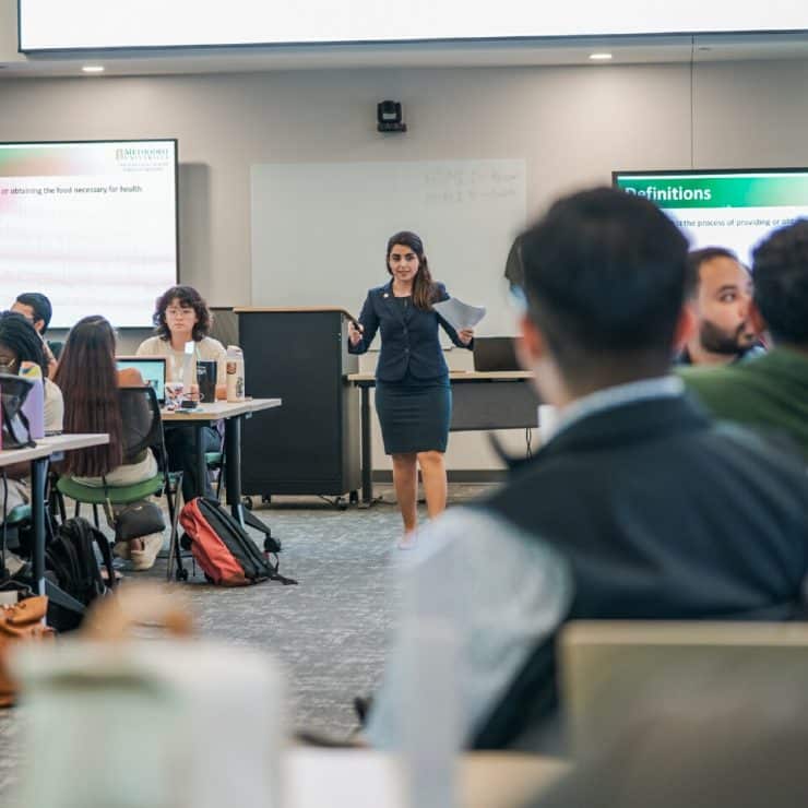 School of Medicine class in session