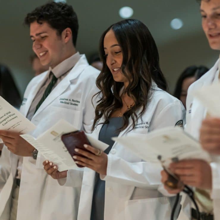 Medical Students at the White Coat Ceremony