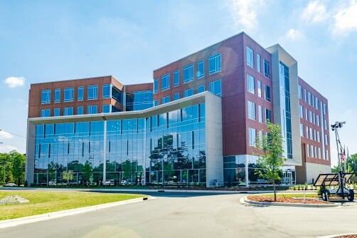 External photo of the Methodist University Cape Fear Valley Health School of Medicine facility